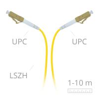 LaserCords LC/upc-LC/upc MM OM1 (62.5/125) Simplex 3mm Patch Cord
