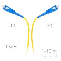 LaserCords SC/upc-SC/upc SM Simplex 2mm Patch cord