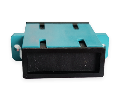 SC to SC Duplex Multimode OM3 Adapter with Flange, UPC