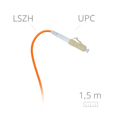 LC Fiber Optic Pigtail MM (OM2 50/125) 0,9mm --1,5m