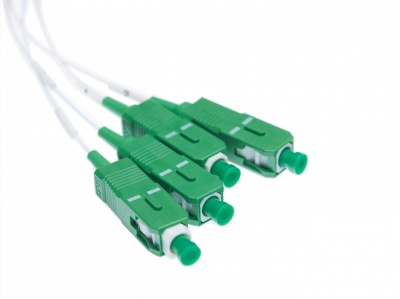PLC Splitter 1x4 with SC/APC Connectors PLC-104-A-SC/APC-9-SC/APC-15