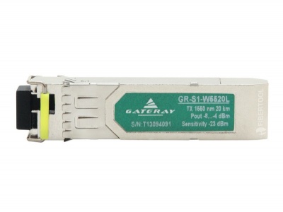SFP singlefiber optical transceiver LC GR-S1-W5520L