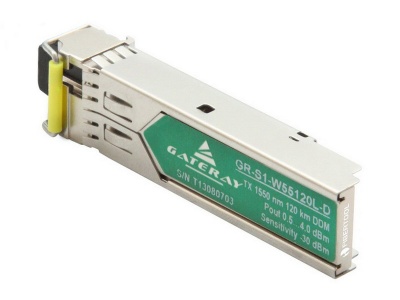 SFP singlefiber optical transceiver LC GR-S1-W55120L-D