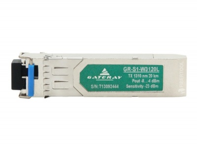 SFP singlefiber optical transceiver LC GR-S1-W3120L