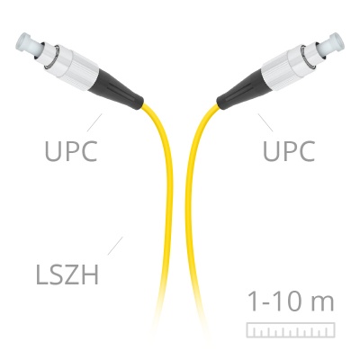 LaserCords FC/upc-FC/upc SM Simplex 2mm Patch cord
