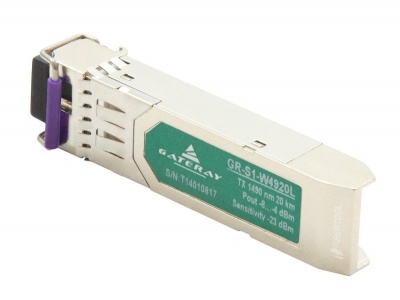 SFP singlefiber optical transceiver LC GR-S1-W4920L (Tx 1490/Rx 1310)