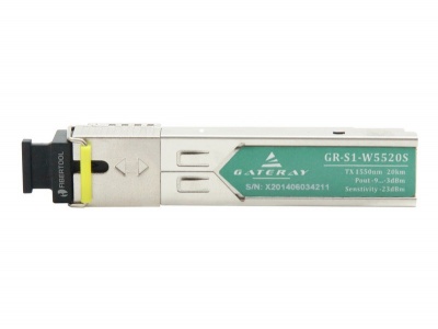 SFP singlefiber optical transceiver SC GR-S1-W5520S